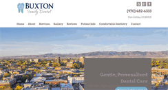 Desktop Screenshot of buxtonfamilydental.com